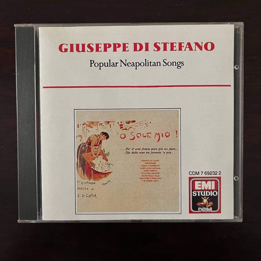 Giuseppe di Stefano - Popular Neapolitan Songs CD Italian Press
