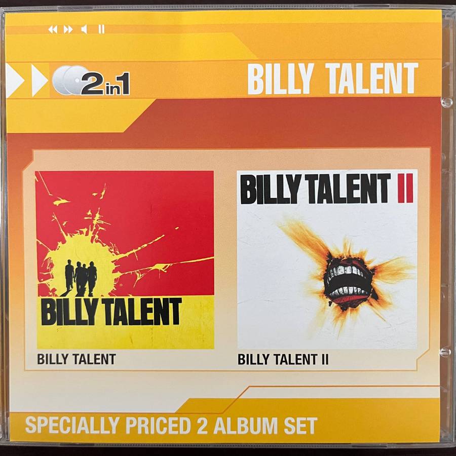 Billy Talent - Billy Talent / Billy Talent II 2in1 2CD South African Press
