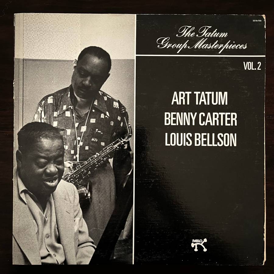 Art Tatum / Benny Carter / Louis Bellson - Masterpeices Vol. 2 Vinyl LP US Press Pablo Jazz