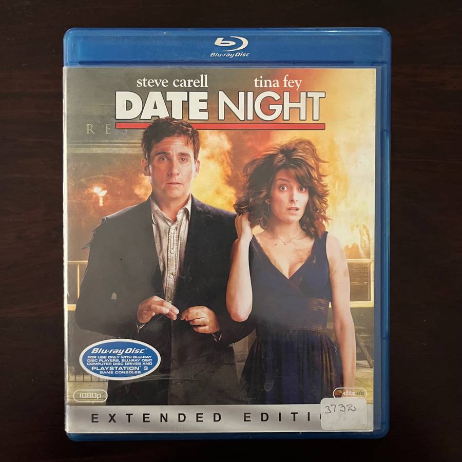 Date Night Blu Ray Import Steve Carell Tina Fey