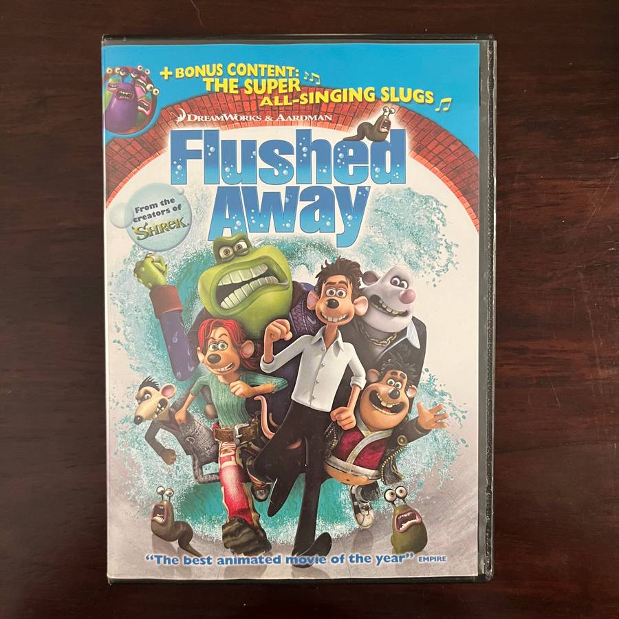Flushed Away DVD South African Press