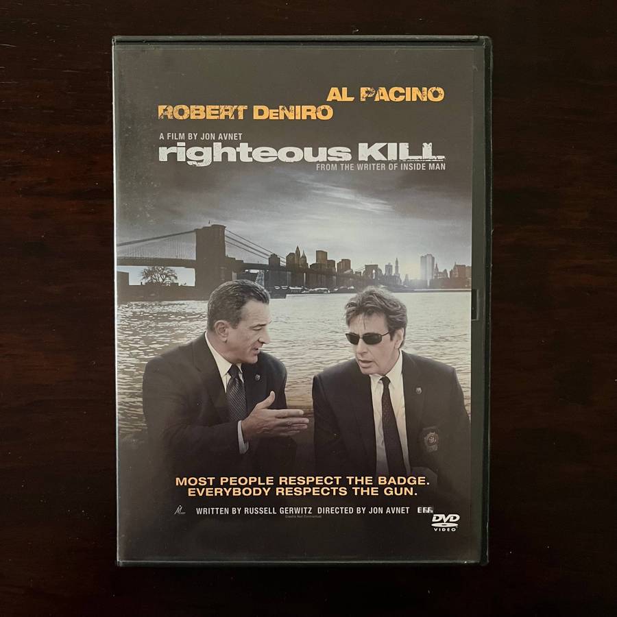 Righteous Kill DVD De Niro Pacino South African Press