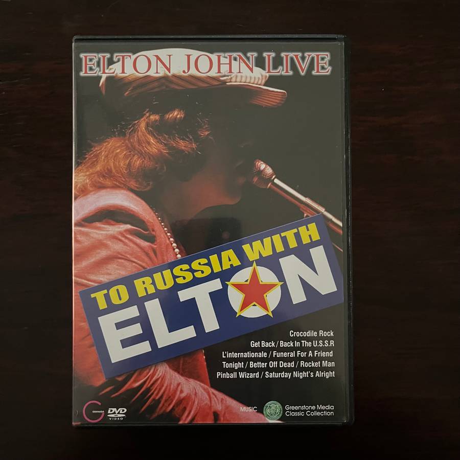 Elton John - To Russia With Elton Live 1979 DVD South African Press