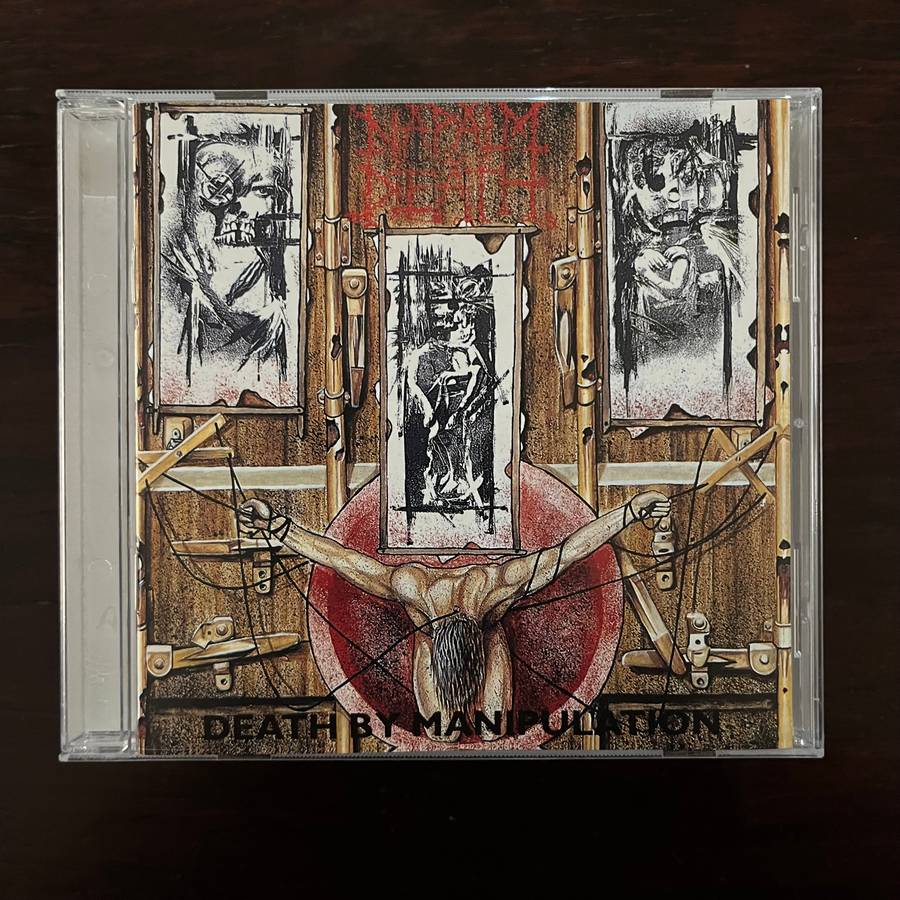Napalm Death - Death By Manipulation CD UK Press Grindcore Death Metal