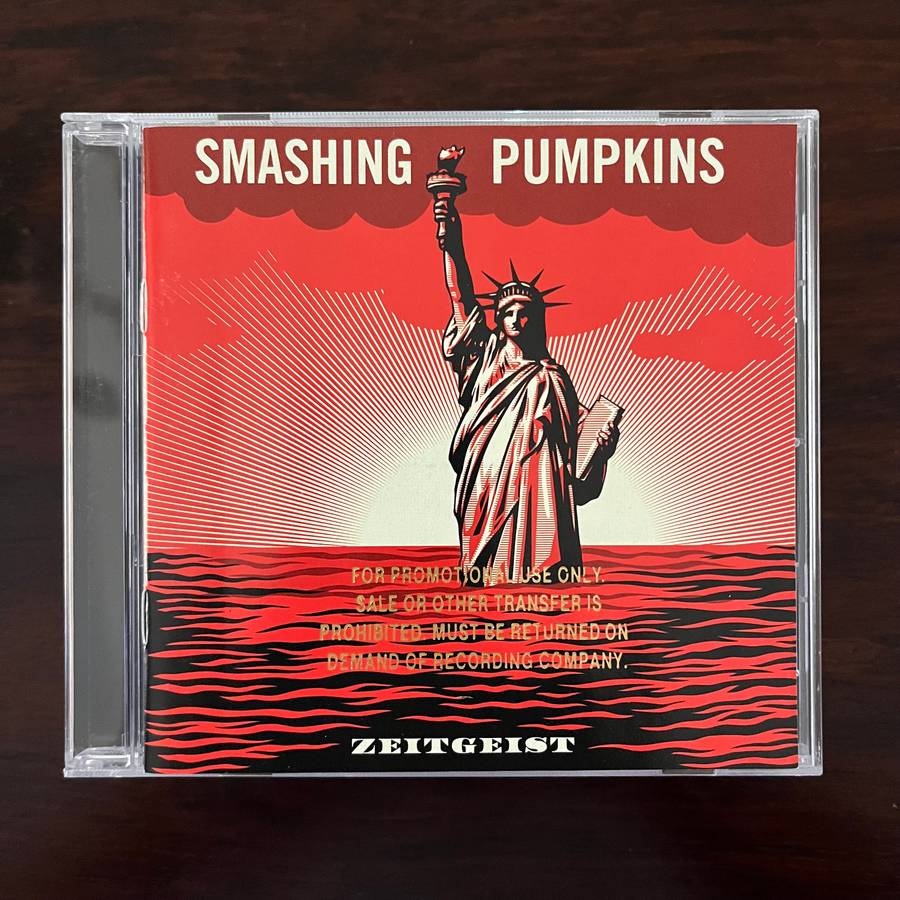 Smashing Pumpkins - Zeitgeist CD US Press Promo Stamp