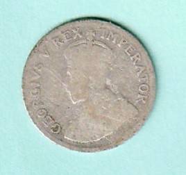1925 South Africa Union Silver Three Pence. As per scan.