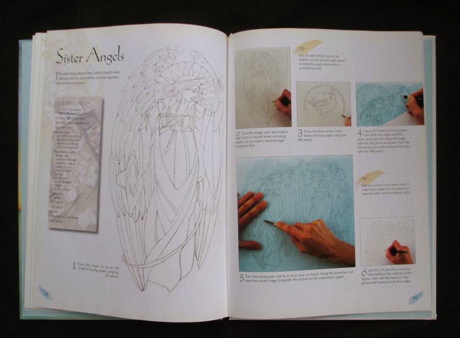 Painting Angels in Watercolour Book by E. Hamer