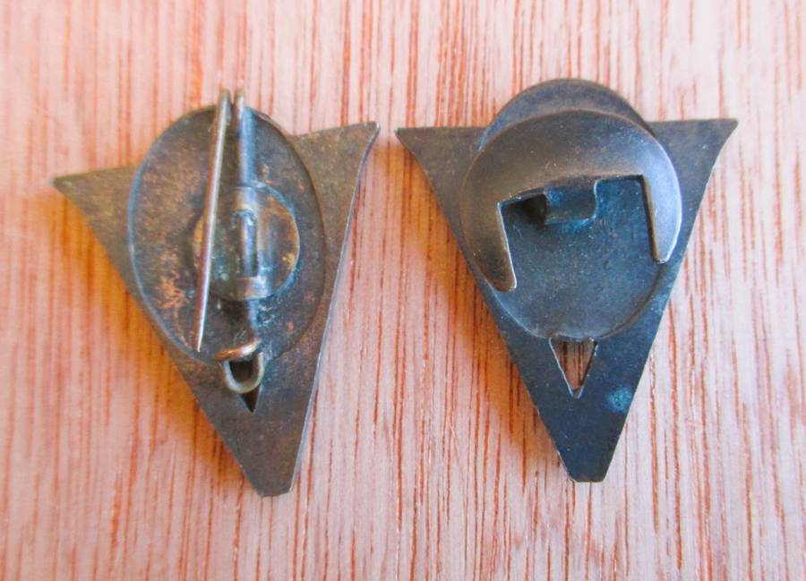 Jan Smuts WW2 Victory badge and Button hole pin.
