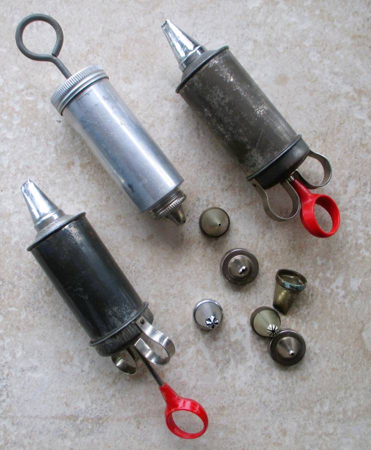 Lot of 3 Vintage Tala Cake Icing Set & 9 Nozzles, England