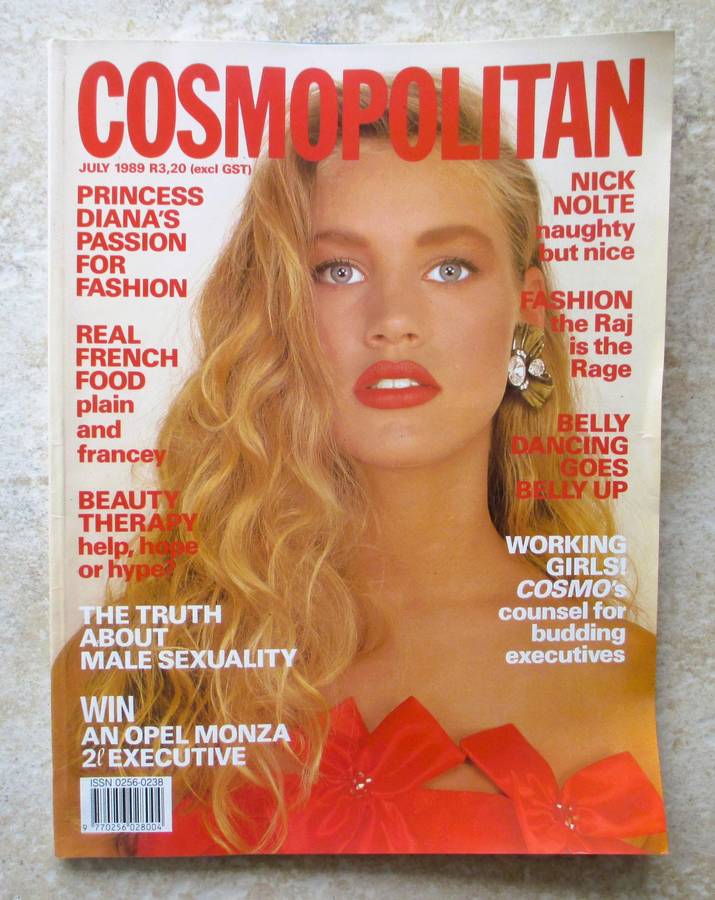 Vintage 1989 July, Cosmopolitan Magazine.