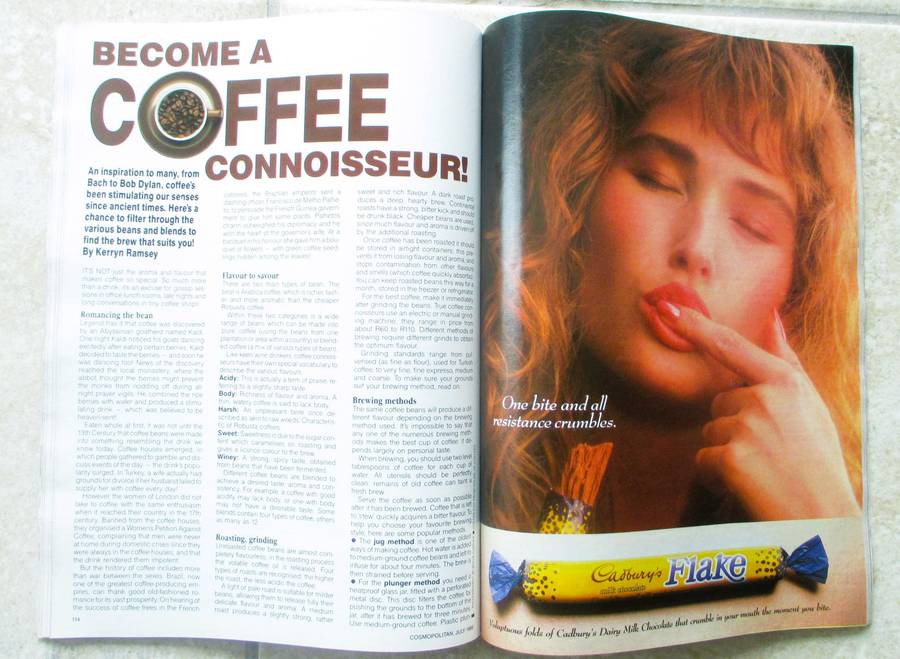 Vintage 1990 July, Cosmopolitan Magazine.