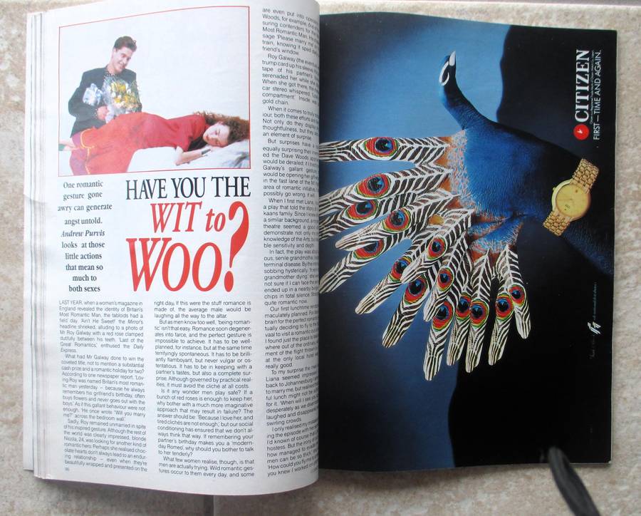 Vintage 1989 July, Cosmopolitan Magazine.