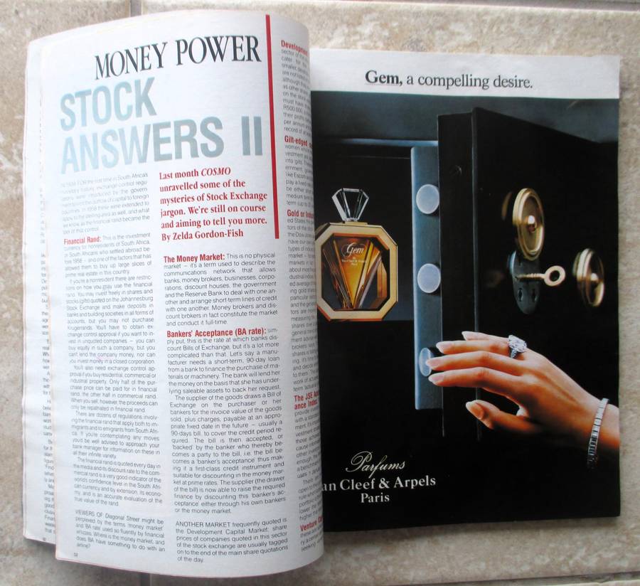 Vintage 1989 April, Cosmopolitan Magazine.