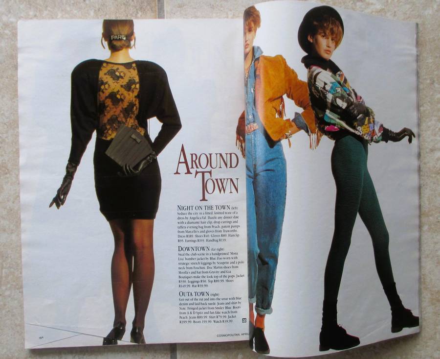 Vintage 1989 April, Cosmopolitan Magazine.