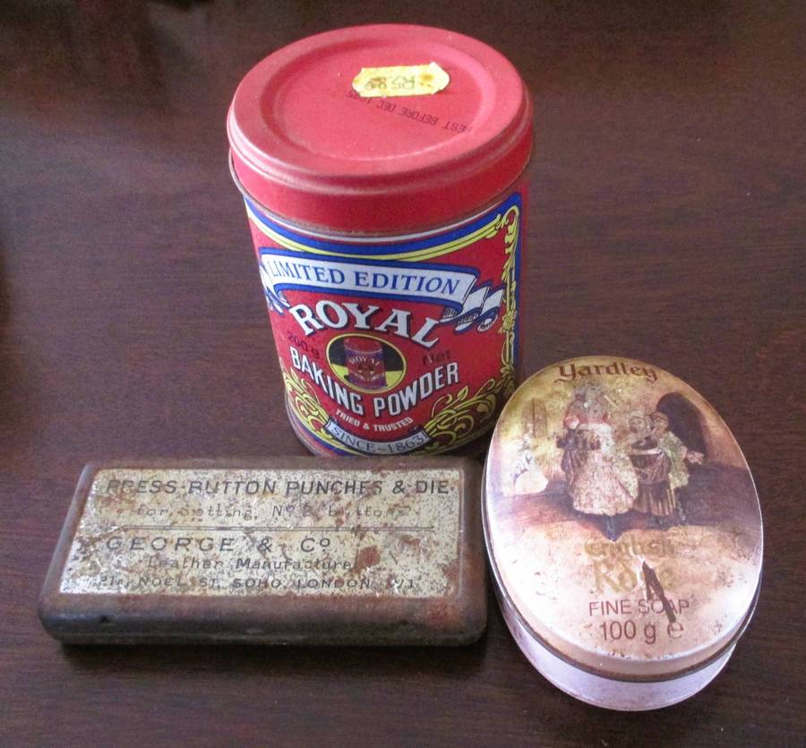 Lot of 3 Vintage Tins.