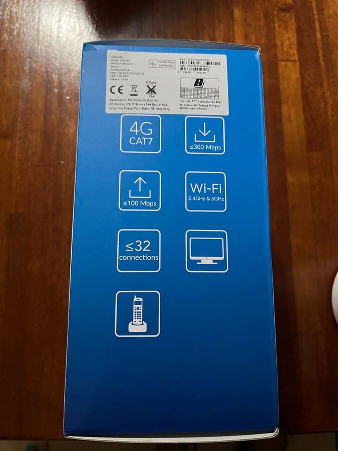 Alcatel Linkhub Router HH72v - LTE Router - Accepts SIM Card