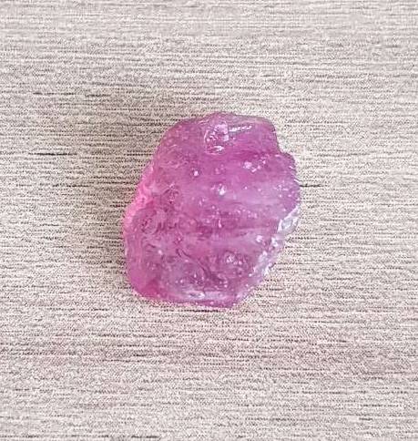 11.69Ct.  Ruby Rough Top Purplish Red Natural