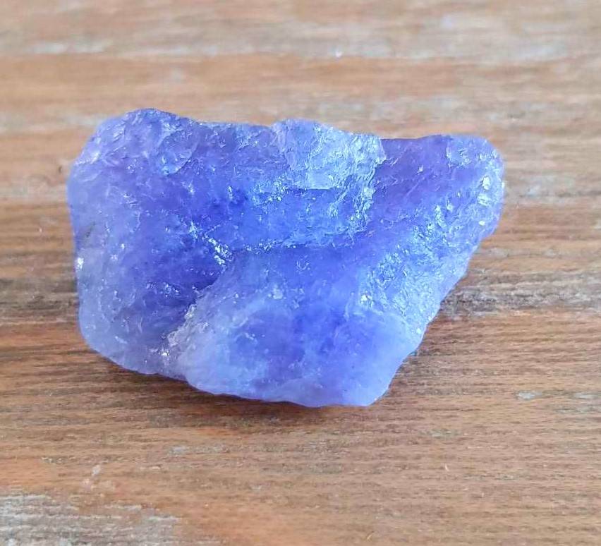 TANZANITE 43.46Cts. NATURAL VIOLET BLUE  ROUGH
