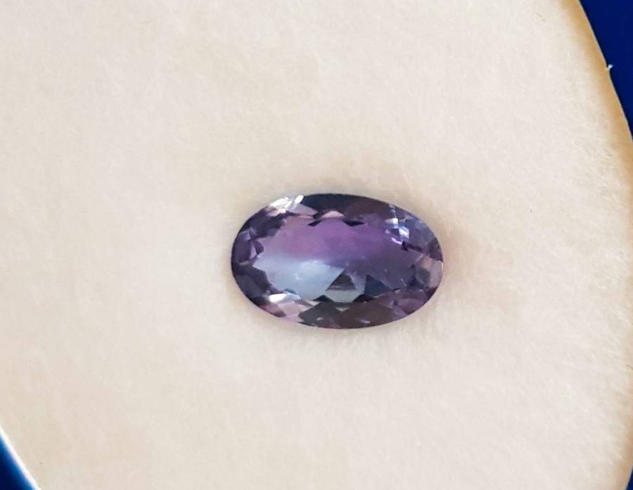 Tanzanite Bluish Violet 1.26Ct Oval  Ravishing Colour & Full Fire!