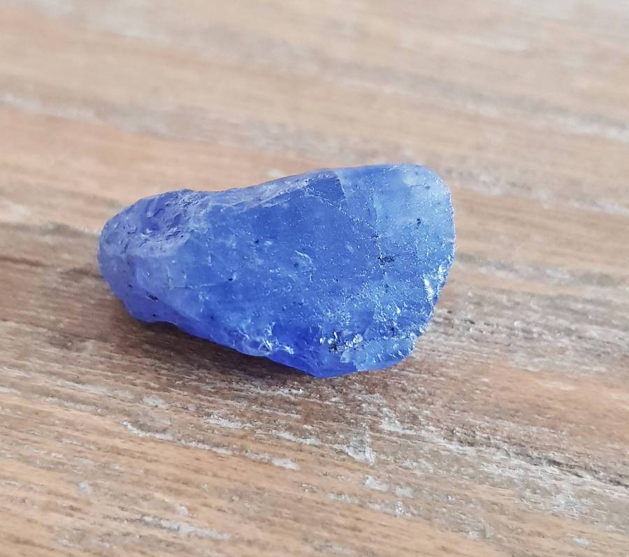TANZANITE 29.72Cts. NATURAL VIOLET BLUE  ROUGH