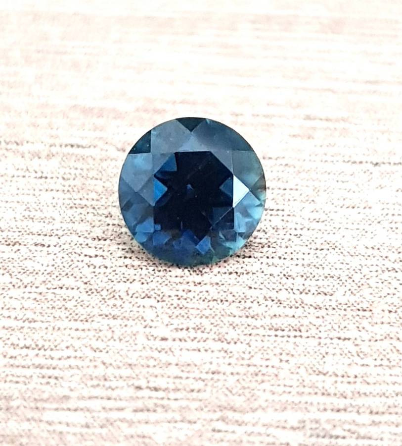 0.70ct Blue Sapphire Round  **No Treatment** Africa  Gemstone