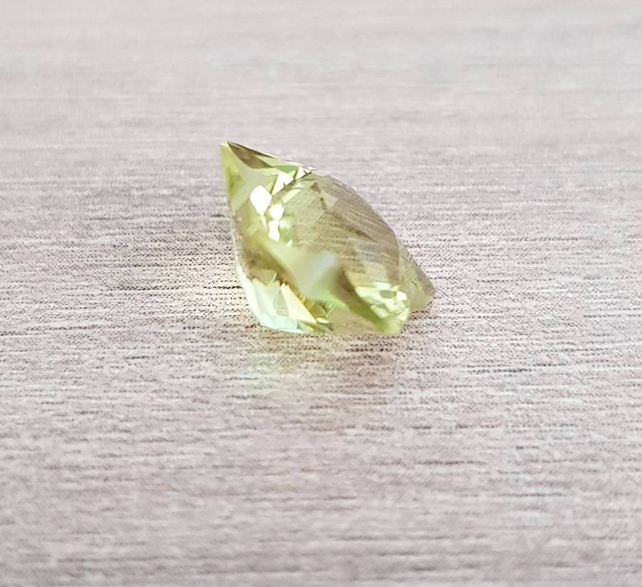 3.37ct Star Lemon Quartz 11x10.8mm VS Natural  - Brazil Gemstone