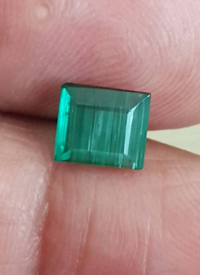 1.43cts. Tourmaline Bluish Green Precious Gem Ravishing Colour Natural