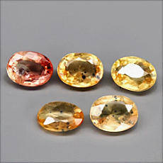 1.27Ct. Sapphire Yellow & Golden Yellow Oval Unheated Songea Tanzania Gemstone