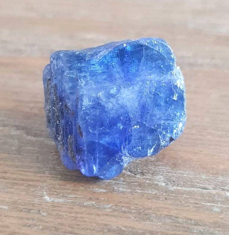 TANZANITE 43.64Cts. NATURAL VIOLET BLUE  ROUGH