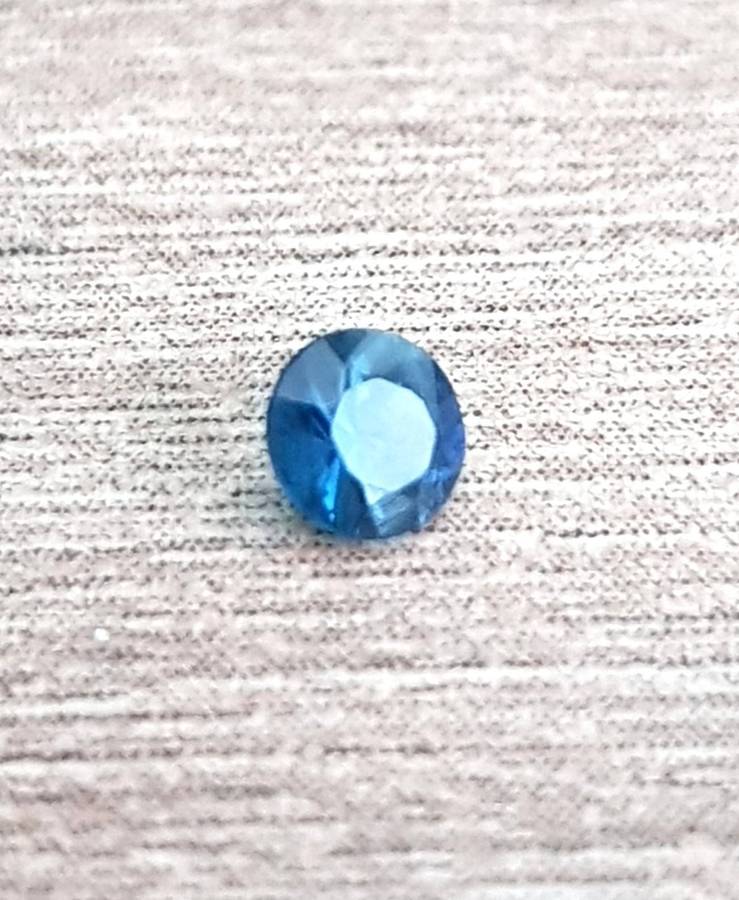 0.14ct Brilliant Blue Sapphire VS Round  - Heated Australia Gemstone