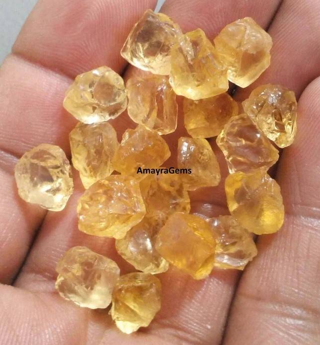 Natural Citrine Gemstone Stone Size 14-16 MM ,Loose citrine,Rough citrine