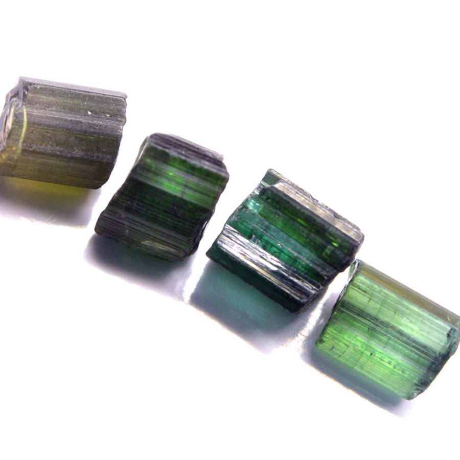 15.40Ct. Tourmaline Green Color Rough Unheated Mine Nigeria Natural Gemstone