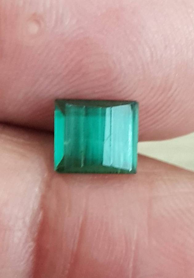 1.43cts. Tourmaline Bluish Green Precious Gem Ravishing Colour Natural