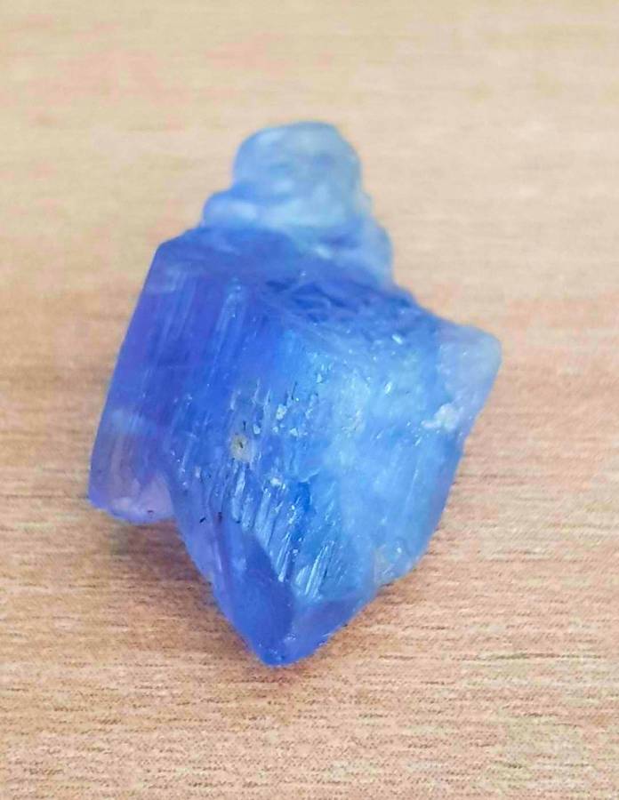 TANZANITE 21.32Cts. NATURAL VIOLET BLUE  ROUGH