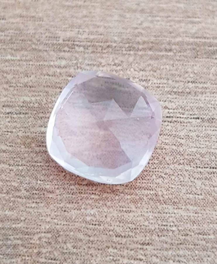 1.84ct  Pink Rose Quartz Cushion Rose-Cut Natural Untreated , Gemstone