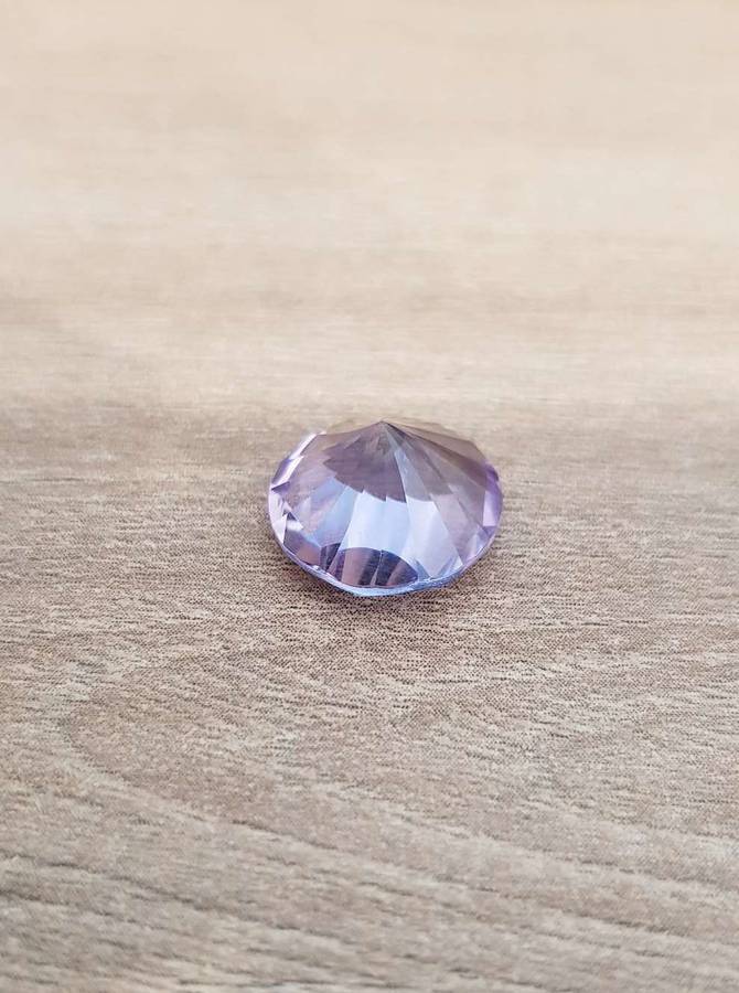 5.11Ct. Amethyst Purple Concaved Cut Precious Gem Ravishing Colour! LOOSE  GEMSTONE