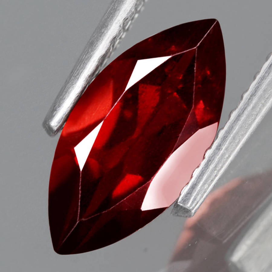 1.34Ct. Spessartite Garnet Red Marquise Namibia Gem Good Sparkling Natural