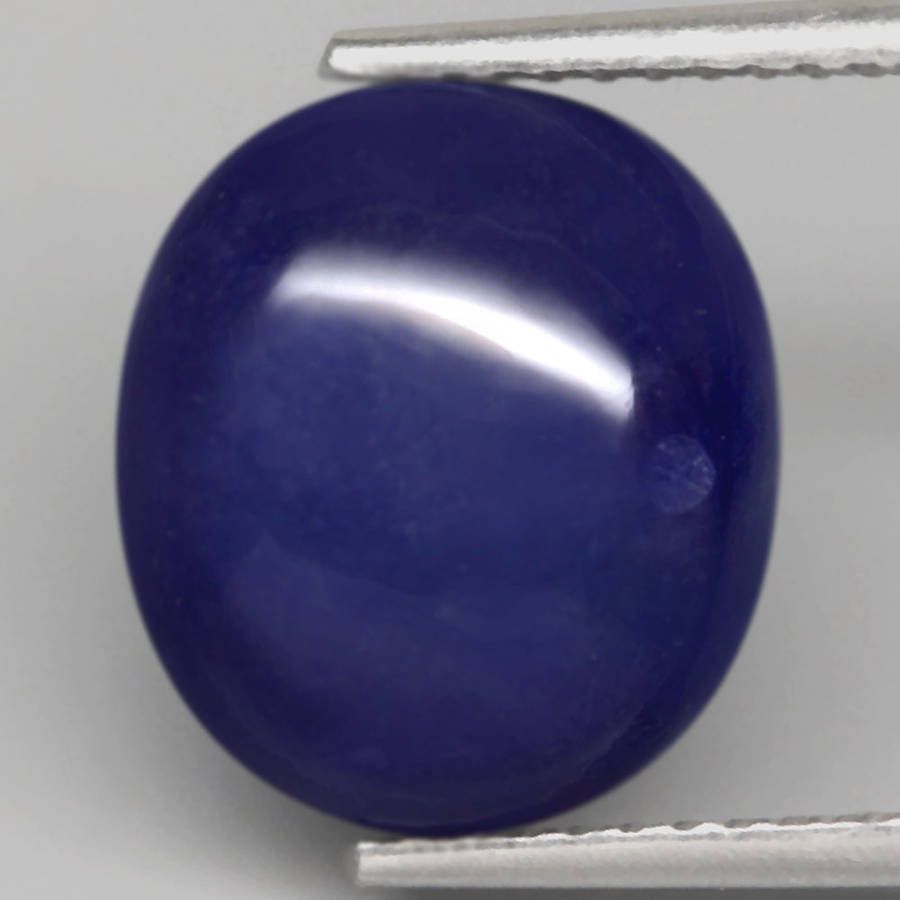 6.94Ct.  Sapphire Blue Oval Cabochon Normal Heated Mozambique Natural Gemstone