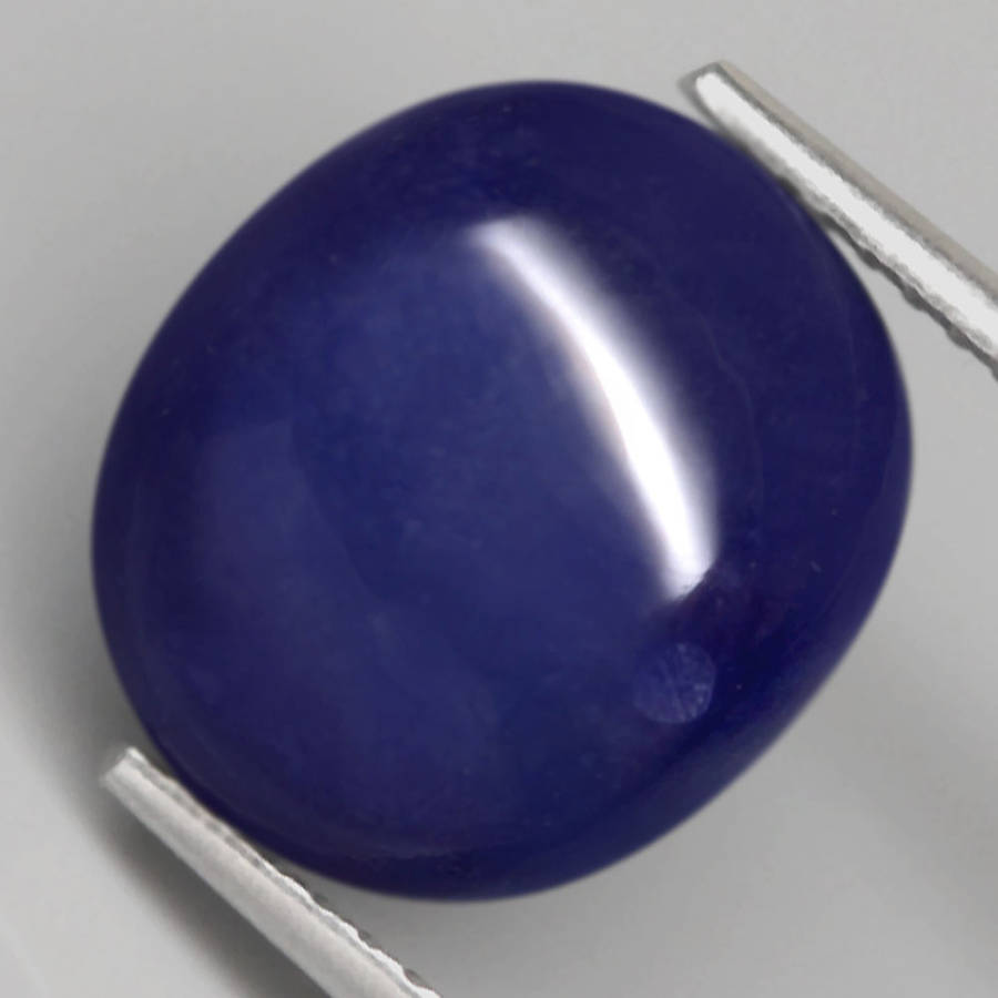 6.94Ct.  Sapphire Blue Oval Cabochon Normal Heated Mozambique Natural Gemstone