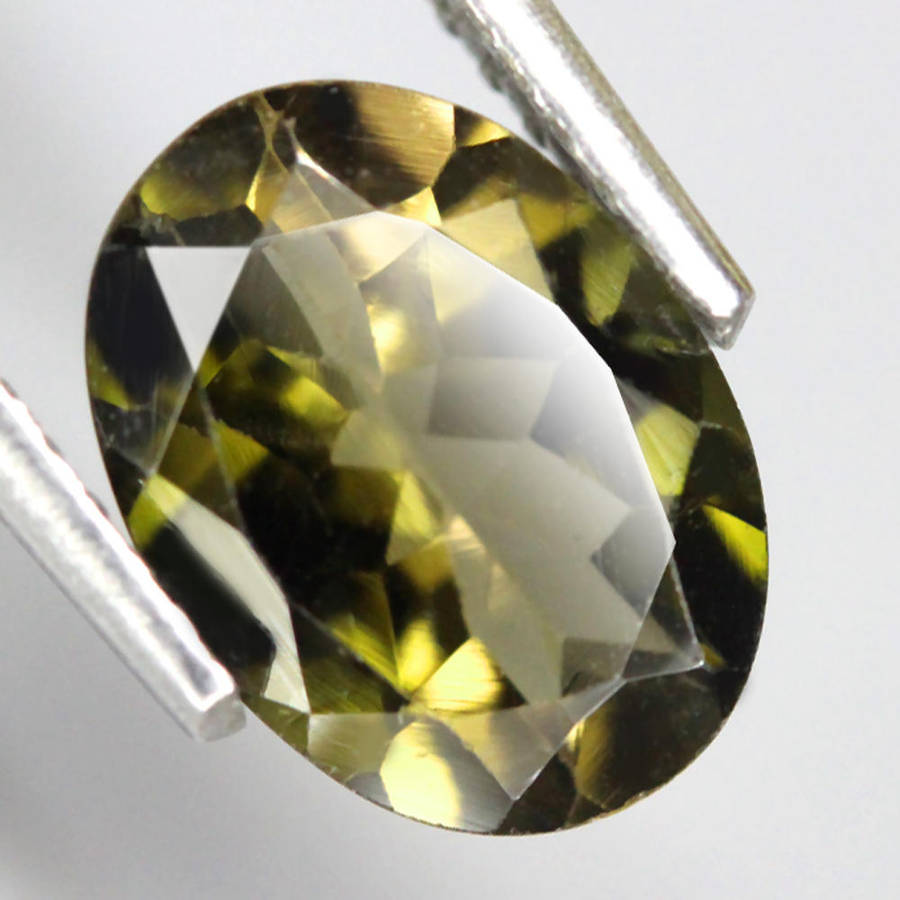 1.55Ct. Tourmaline Green Color Oval Facet Unheated  Natural