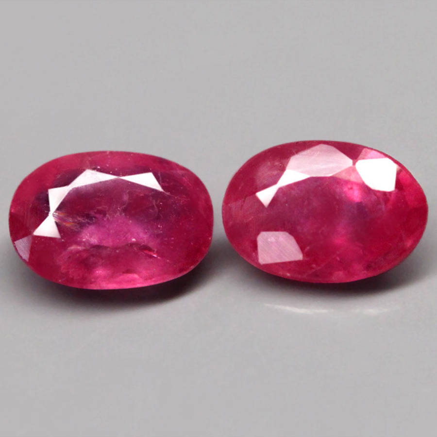 1.19Ct.  Ruby Pinkish Red Oval Normal Heated Tanzania Ravishing Natural Gemstone