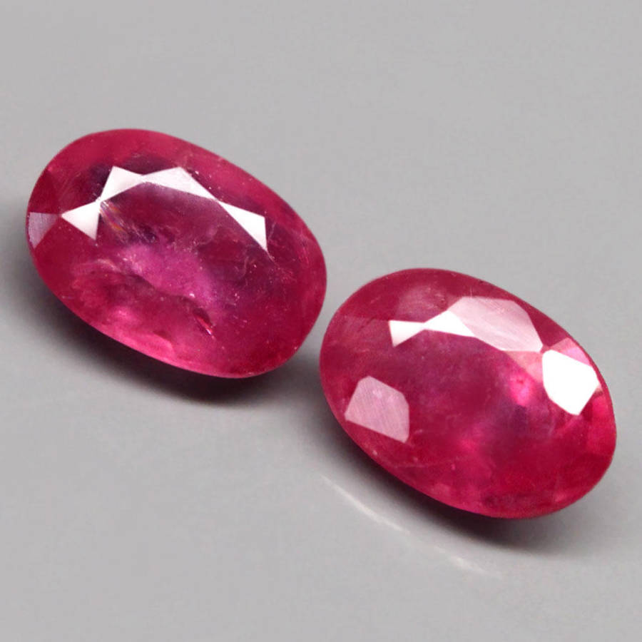 1.19Ct.  Ruby Pinkish Red Oval Normal Heated Tanzania Ravishing Natural Gemstone