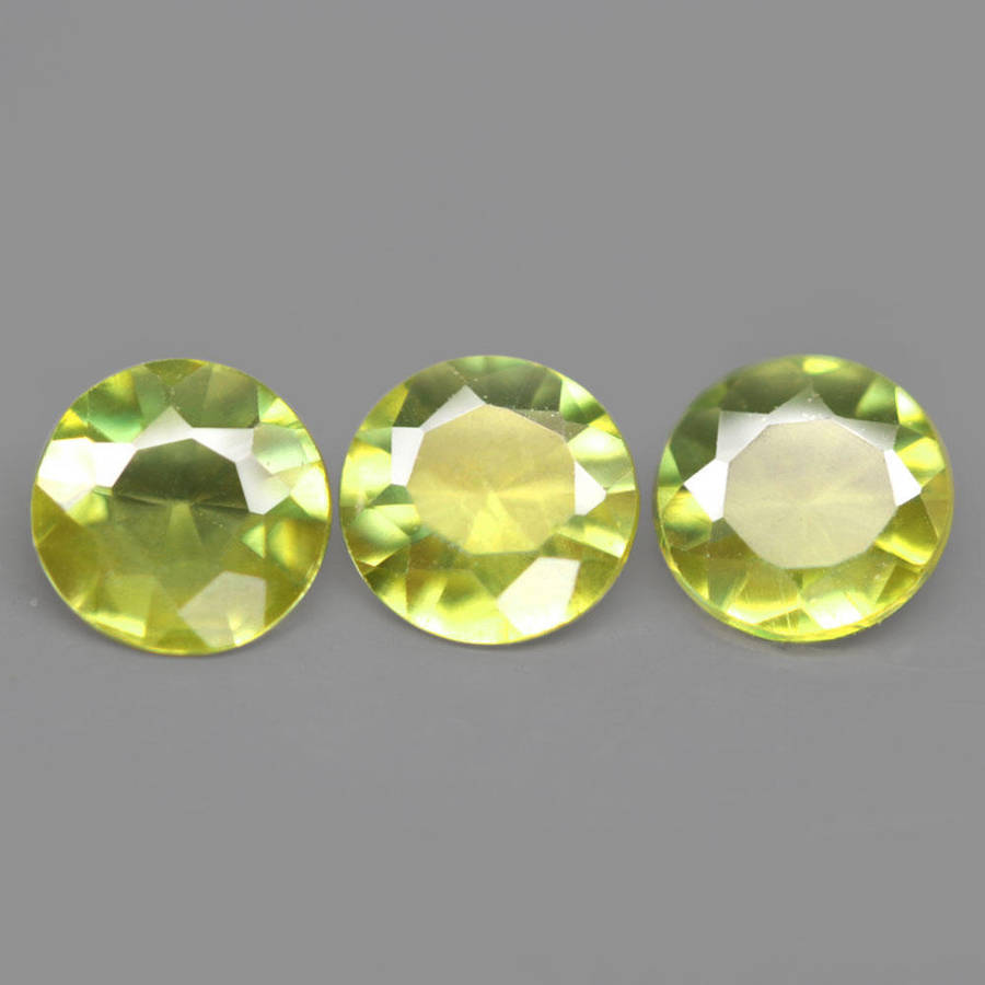 1.14Ct. Sphene Yellowish Green Round Untreated Madagascar Ravishing!