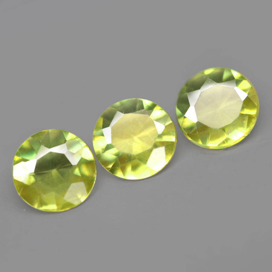 1.14Ct. Sphene Yellowish Green Round Untreated Madagascar Ravishing!