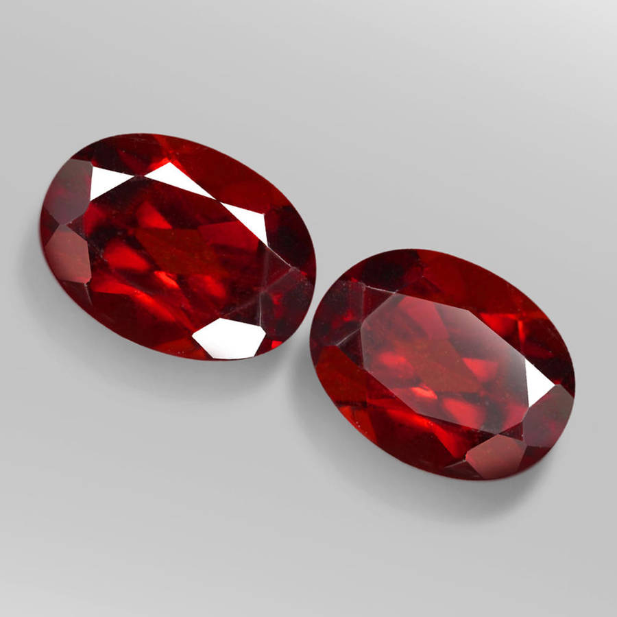 1.53Ct.  Spessartine Garnet Red Oval Facet Namibia Sparkling!Natural Gemstone
