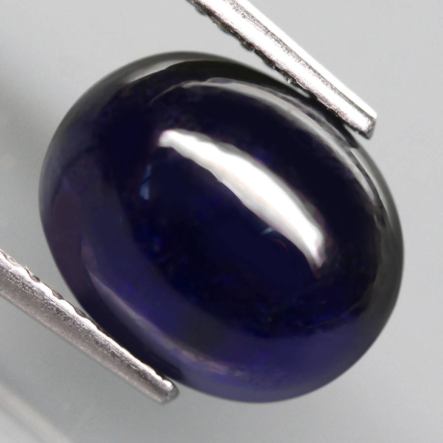 6.56Ct.  Sapphire Cornflower Blue Oval Cabochon Mozambique Gem Splendid Natural