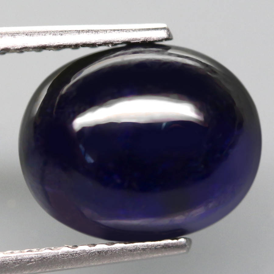 6.56Ct.  Sapphire Cornflower Blue Oval Cabochon Mozambique Gem Splendid Natural