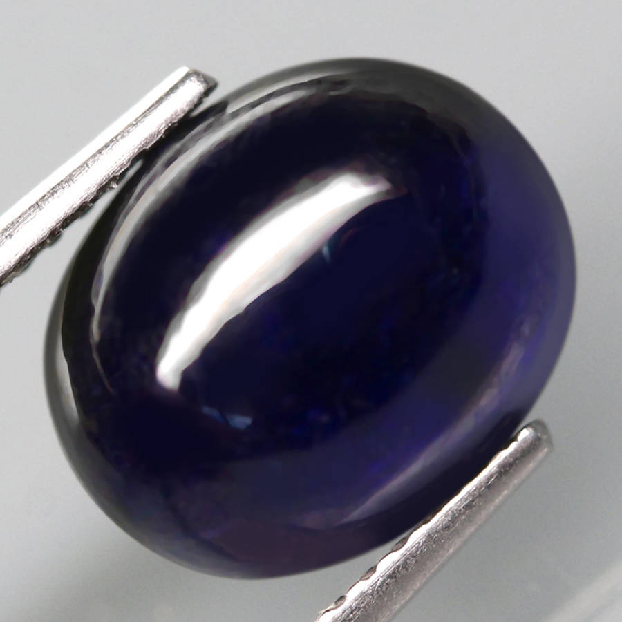 6.56Ct.  Sapphire Cornflower Blue Oval Cabochon Mozambique Gem Splendid Natural