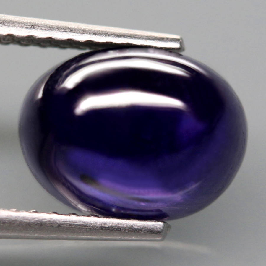 4.42Ct. Sapphire Blue Oval Cabochon  Gem Ravishing Colour! Natural