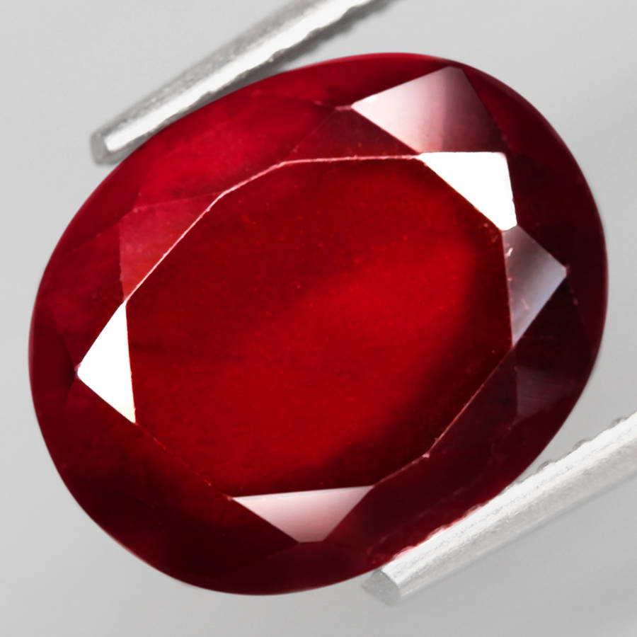 4.83Ct. Spessartite Garnet Top Red Oval Namibia Gem Good Sparkling! Natural